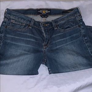 Lucky Brand Brigitte Bermuda Denim Short Size 8/29